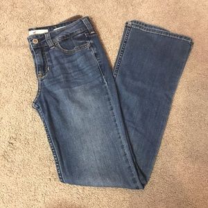 Hollister dark wash boot cut jeans